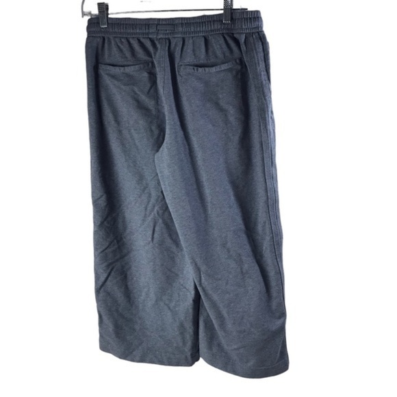 Athleta Women's 8P  Light Blue Farallon Heathered Wide Leg Crop Pant 657551-02 - Picture 3 of 8